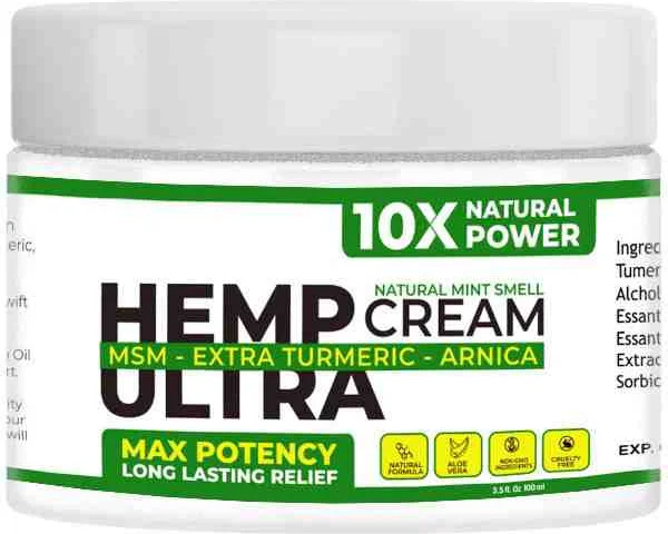 Hemp Cream Ultra Extra Ağrı Kremi 100ML - Doğal Bitkisel Etkili Ağrı Kesici