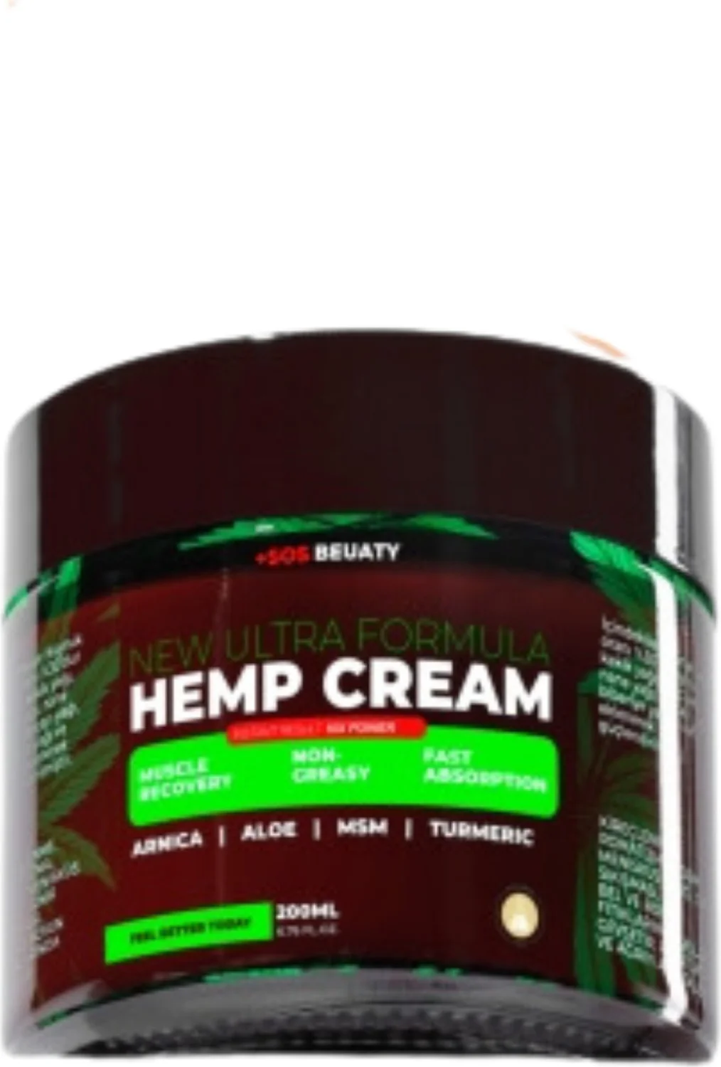 Hemp Oil Cream - Rahatlatıcı Kenevir Yağı Kremi 200 ml