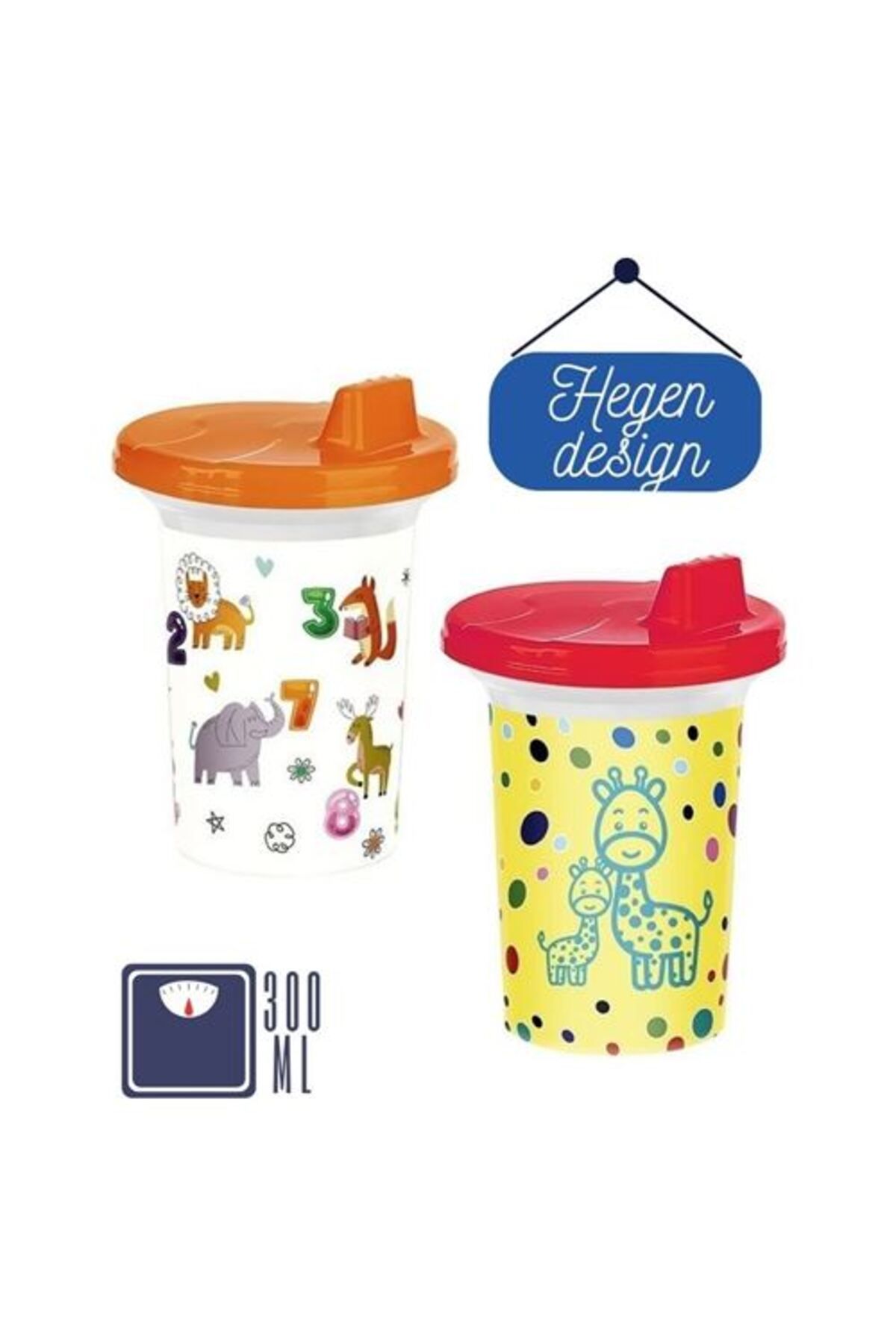Henge 2 Lİ Bebek Alıştırma Bardağı 300 ML
