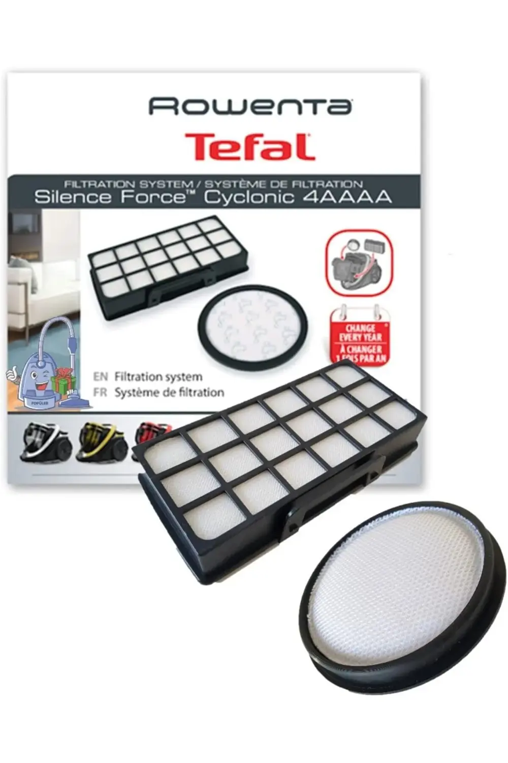 Hepa Filtre Seti Rowenta Ro 7690ea / Ro 7691 / Ro 7695ea Süpürge