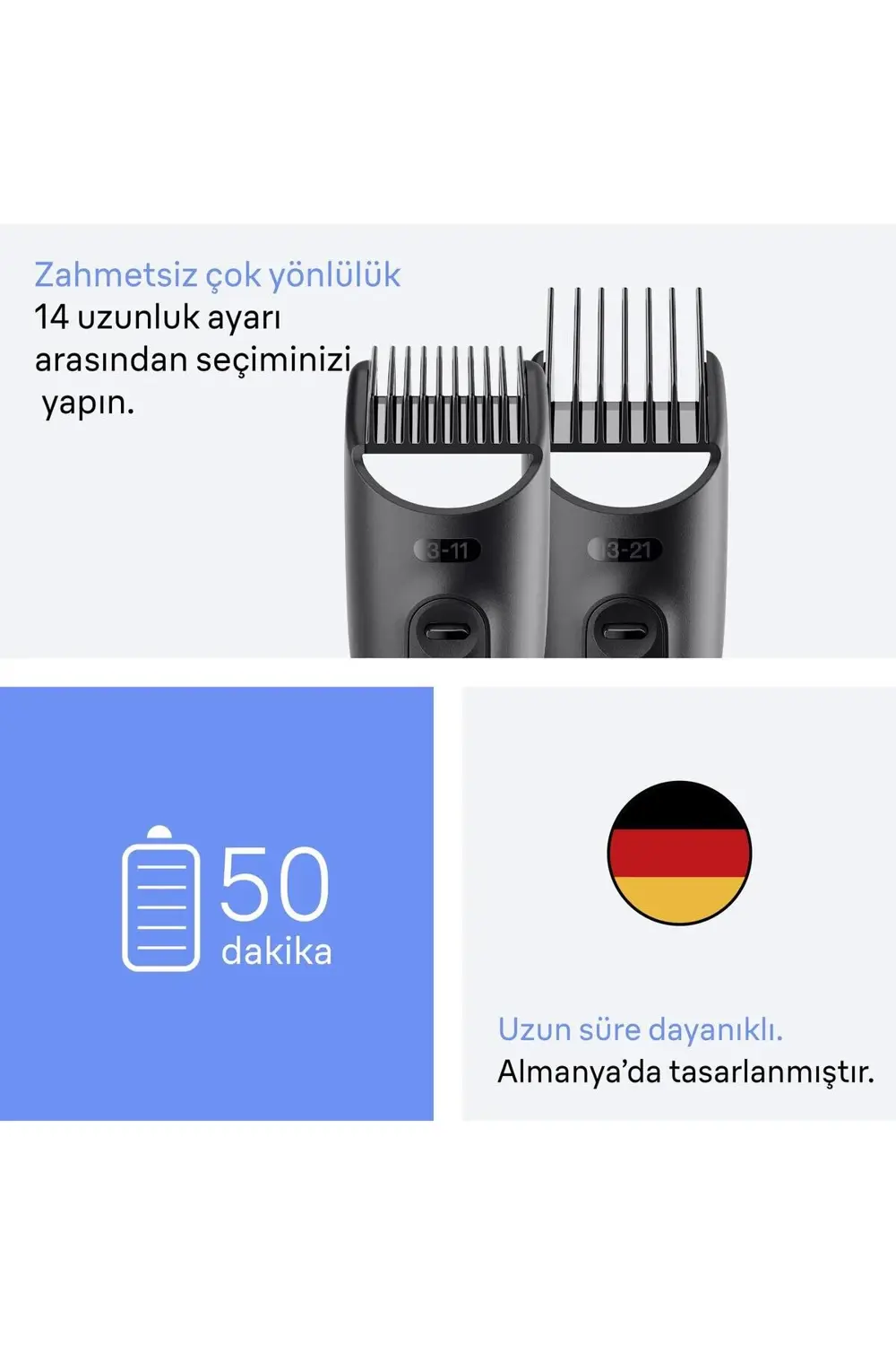 Hepsi Bir Arada Series 3, 8’i 1 arada Tıraş Kiti, Keskin Bıçak, 1