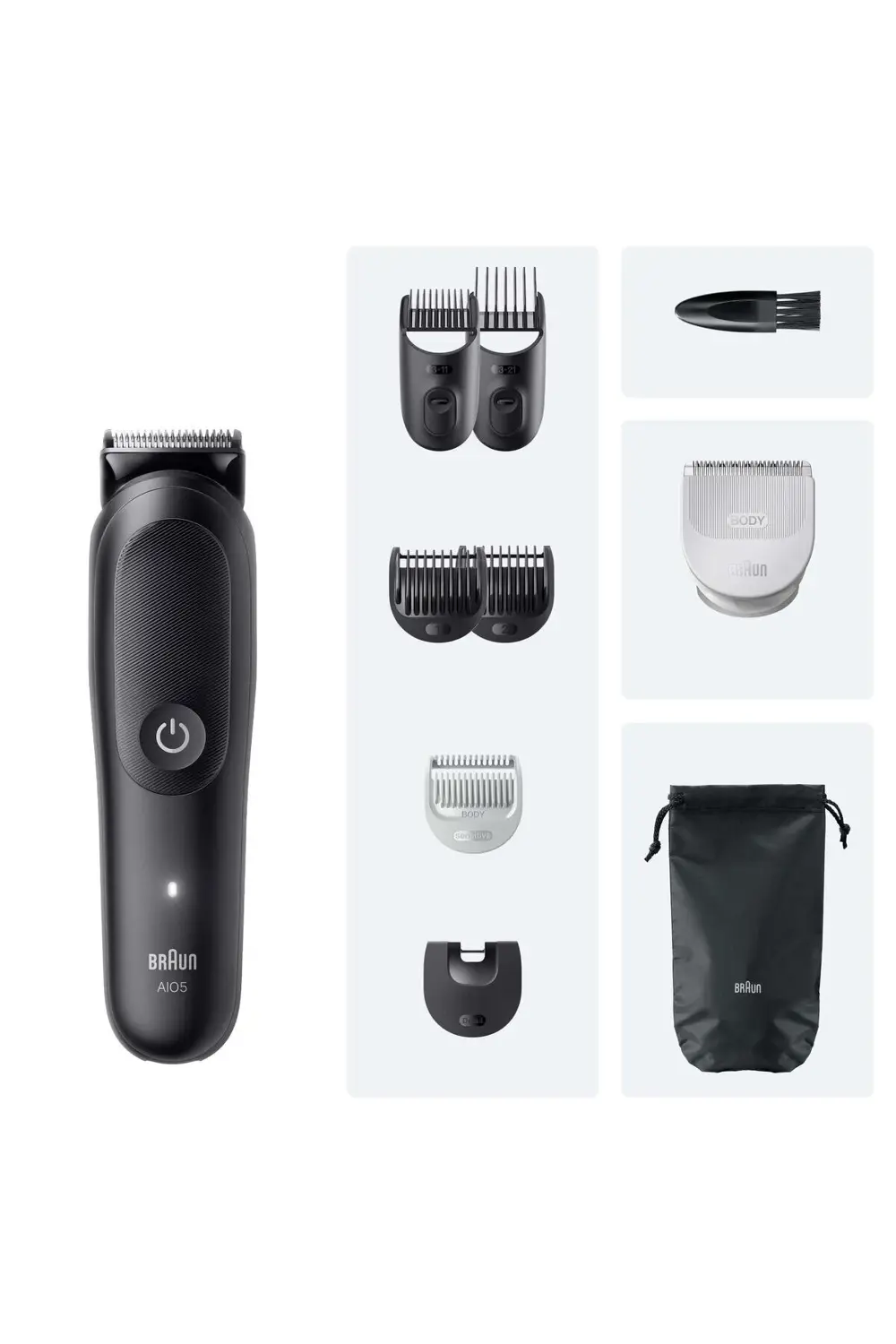 Hepsi Bir Arada Series 5, 9’u 1 arada Tıraş Kiti, Keskin Bıçak, V