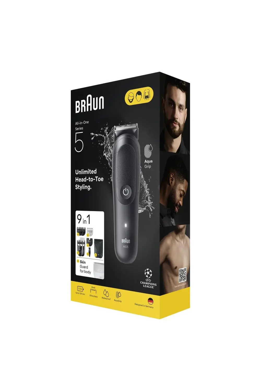 Hepsi Bir Arada Series 5, 9’u 1 arada Tıraş Kiti, Keskin Bıçak, V