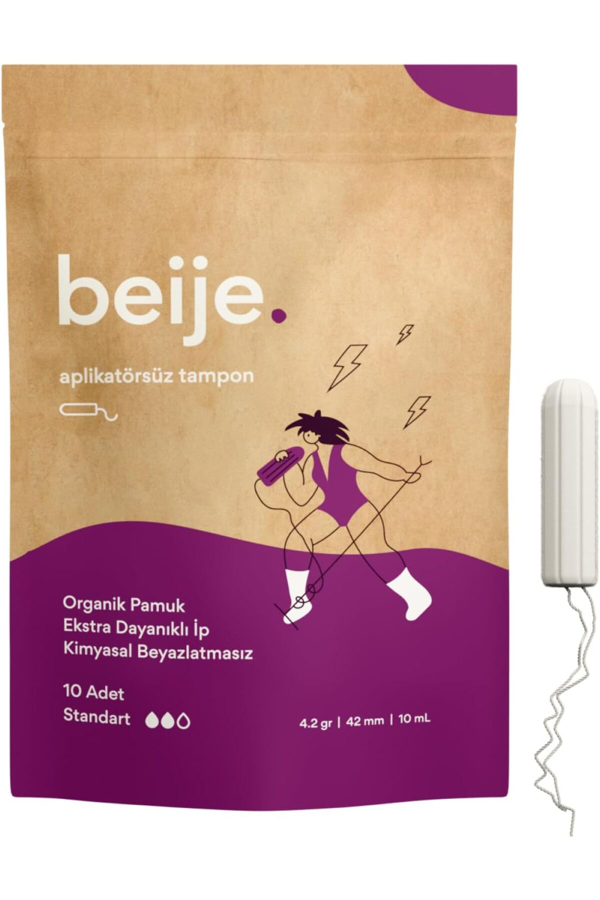 Hepsifur beije 10'lu Standart Tampon 1240063