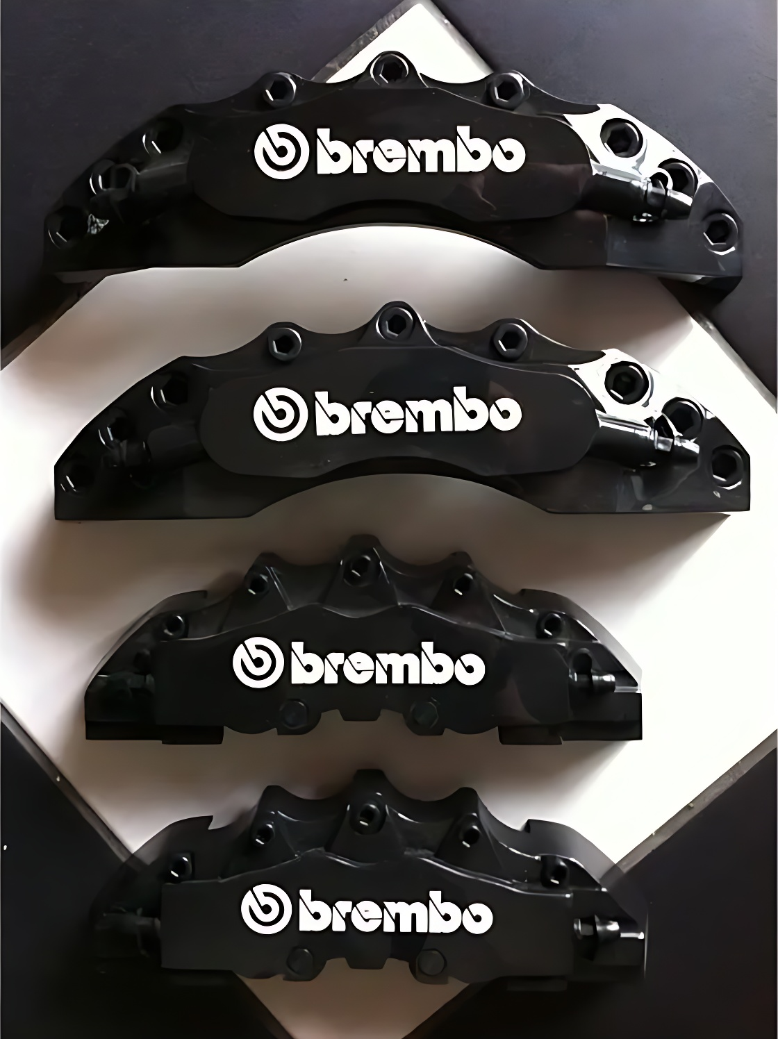 Drs Tuning Her Araca Uyumlu Uyumlu Brembo Kaliper Kapaği Siyah Renk 4'Lü Set