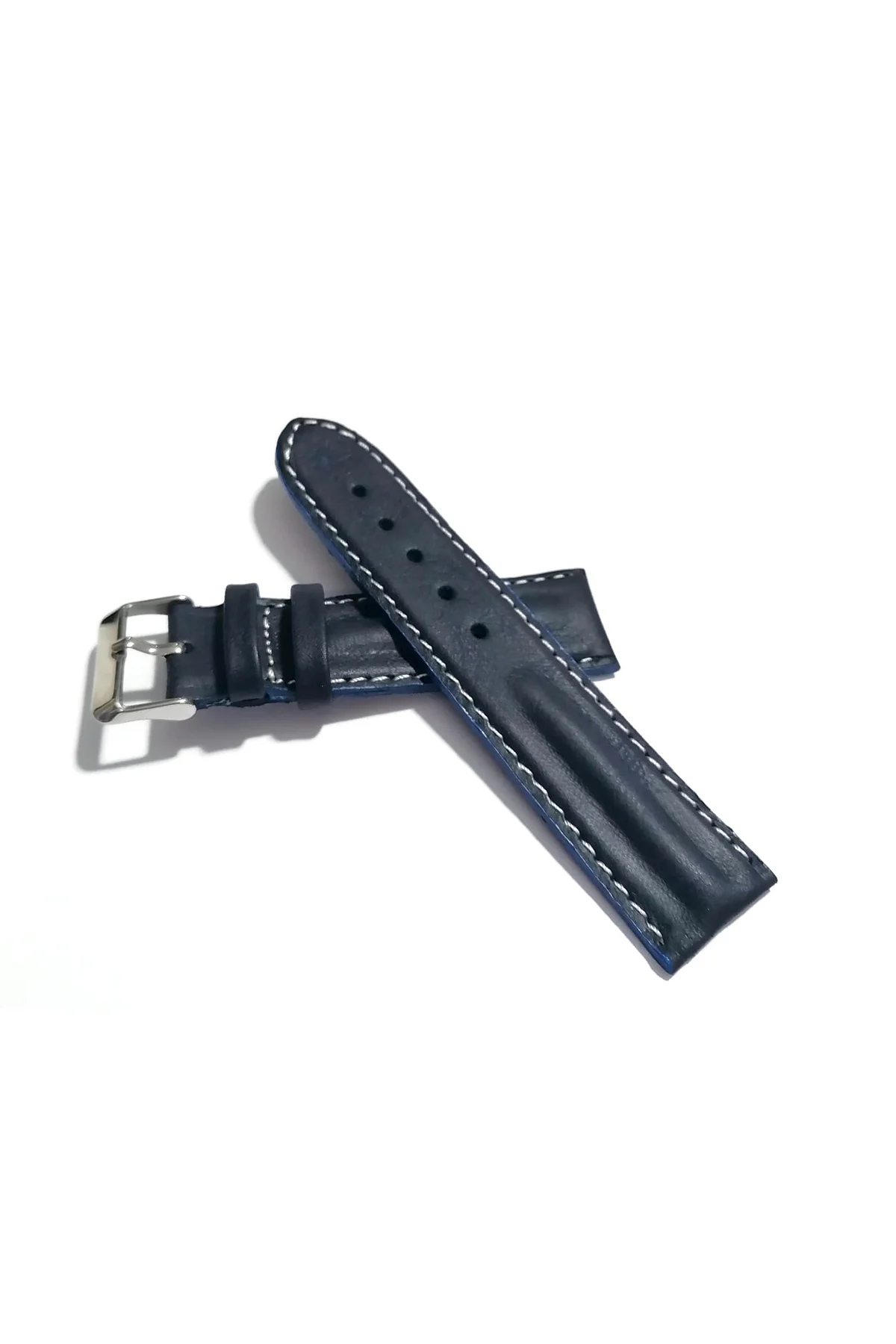 Her Saate Uygun Bombeli 22 mm Piramit modeli UZUN XL Hakiki Deri 