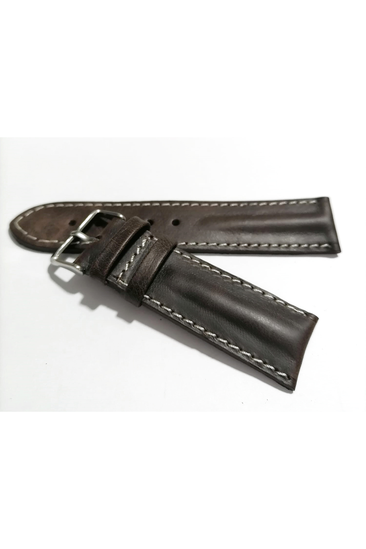 Fado Her Saate Uygun Bombeli 20Mm Piramit Modeli Hakiki Deri (212) Kah