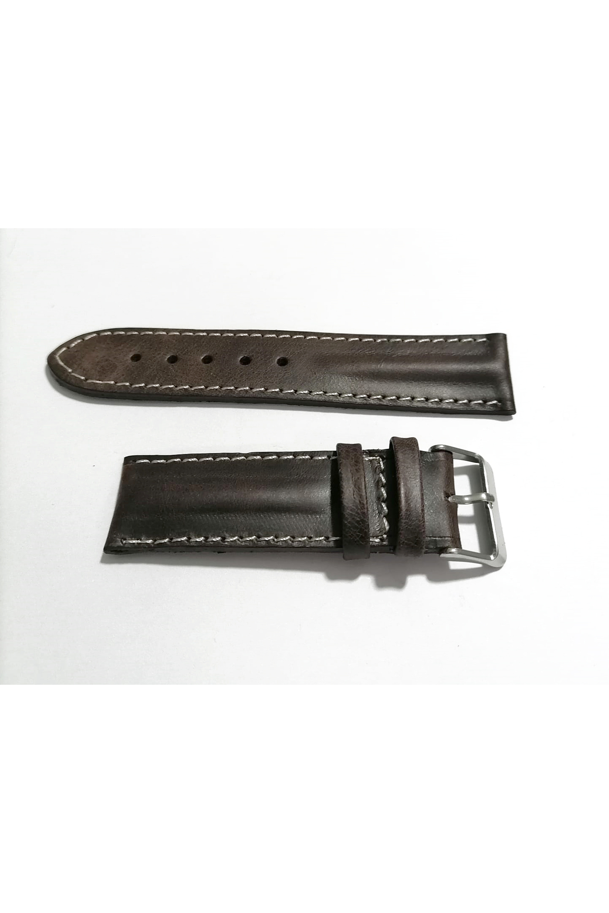 Fado Her Saate Uygun Bombeli 20Mm Piramit Modeli Hakiki Deri (212) Kah