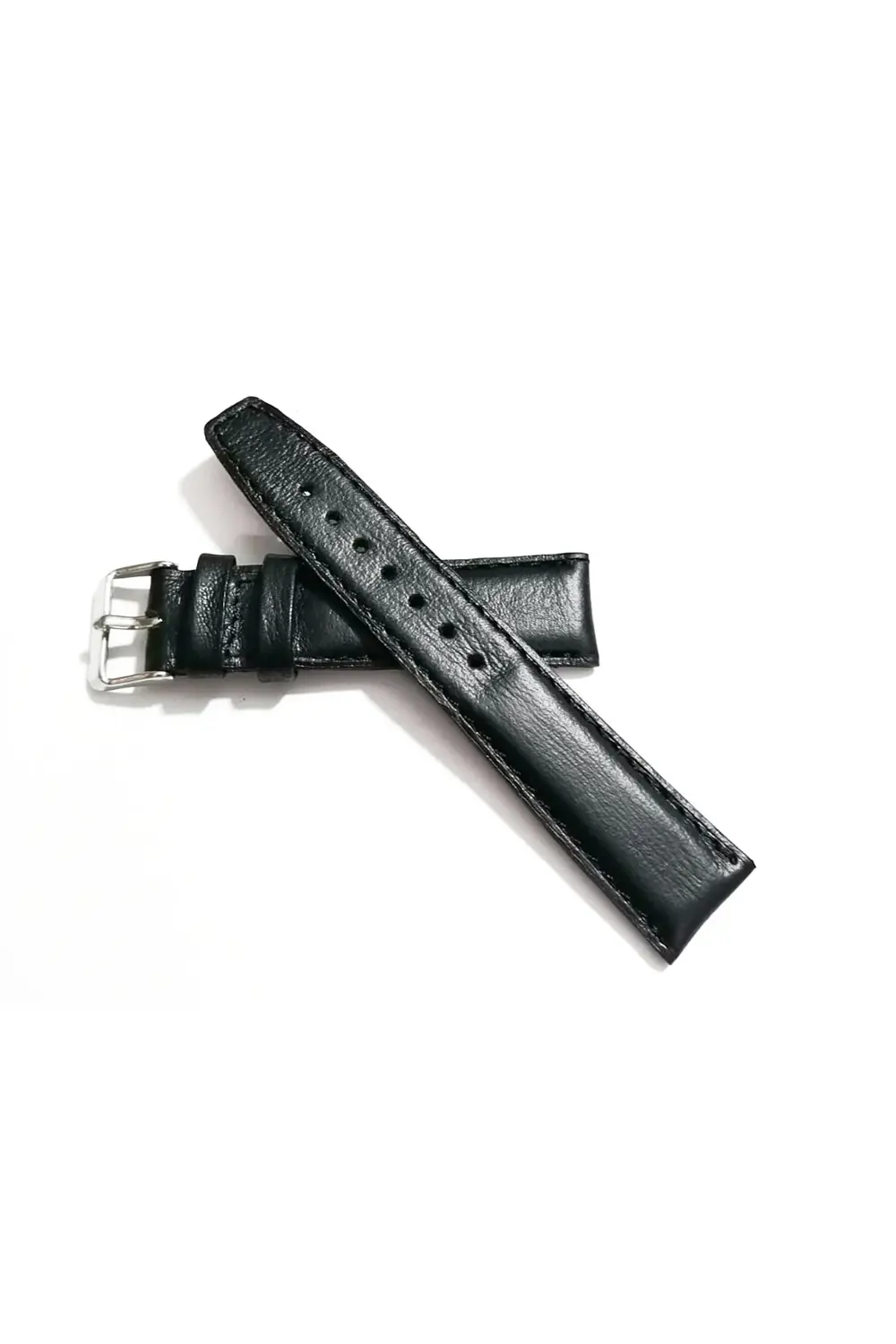 Her Saate Uygun Hakıiki Dana Derisi 20 mm Düz Saat Kordonu(268)