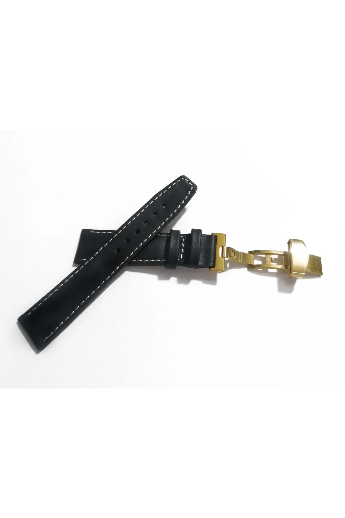 Her Saate Uygun Kelebek Toka 20 mm Hakiki Deri (239) SARI TOKA Sİ