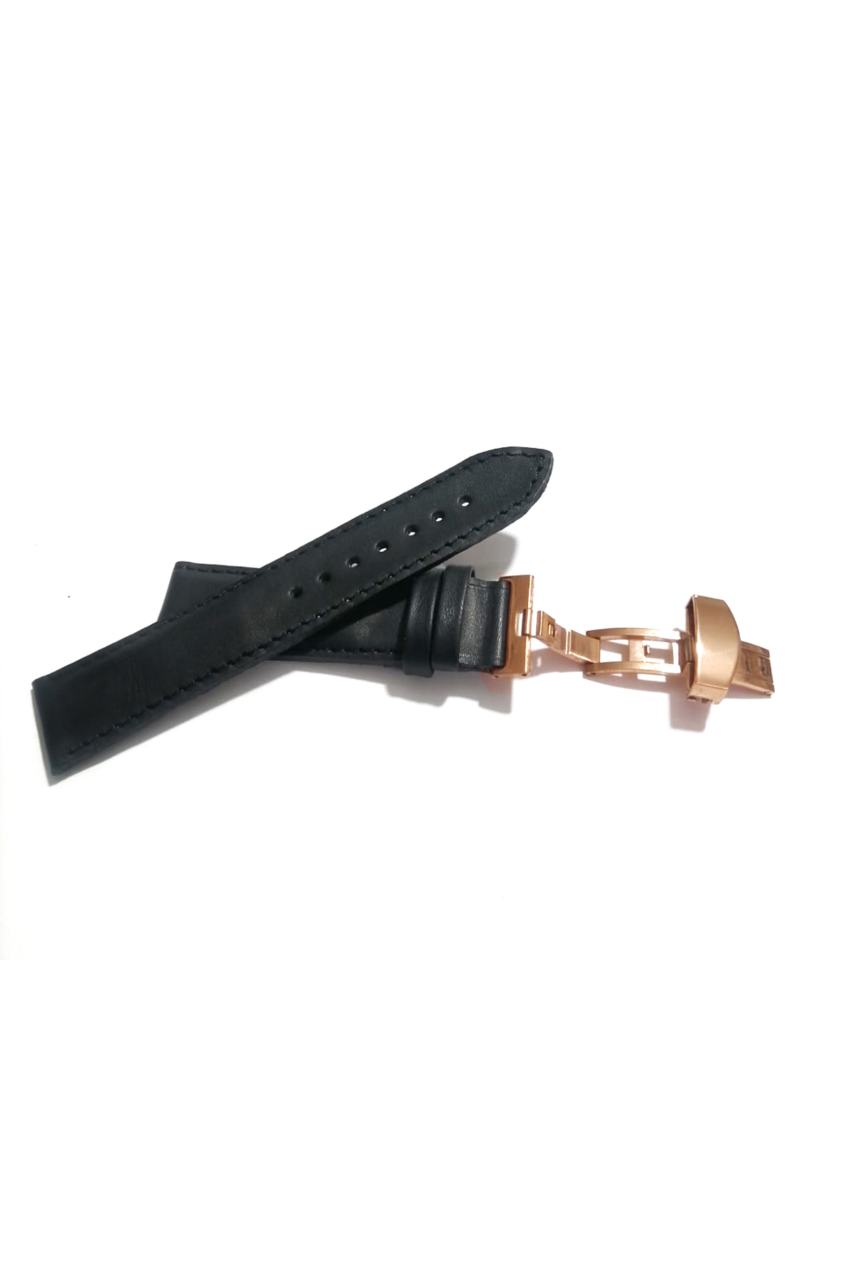 Fado Her Saate Uygun Kelebek Toka 22 Mm Hakiki Deri (235) Rose Toka Si