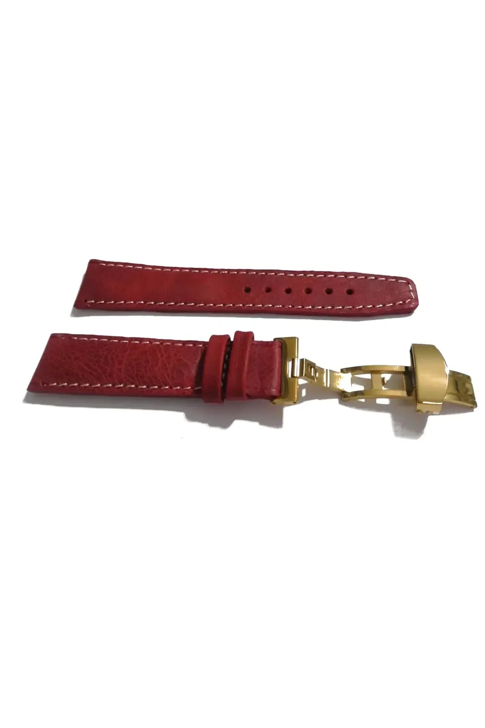 Her Saate Uygun Kelebek Toka 24 MM Hakiki Deri (257) SARI TOKA KI