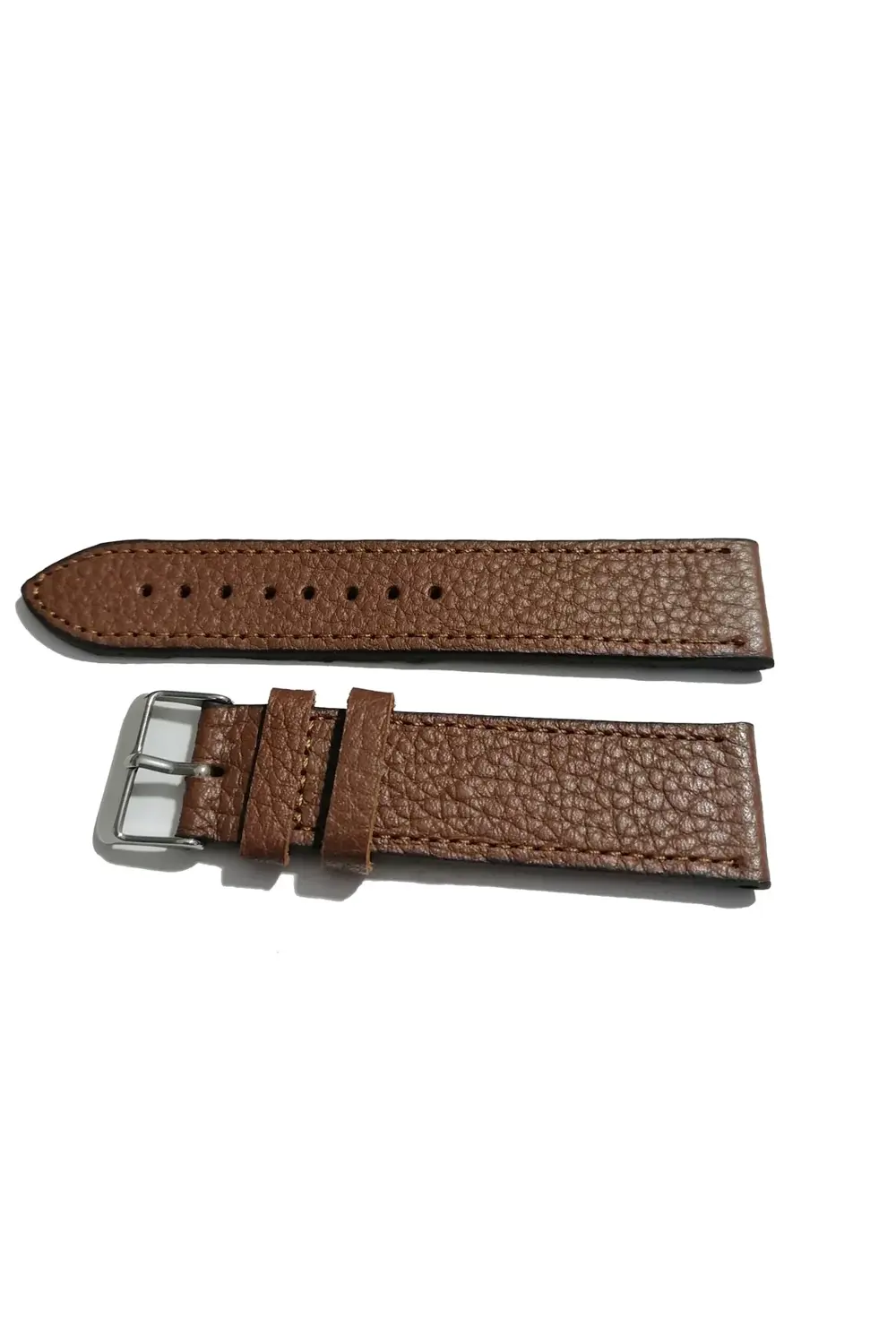 &Her Saate Uyumlu Hakiki KUZU Deri Saat Kordonu 22 mm (456 ) KAHV