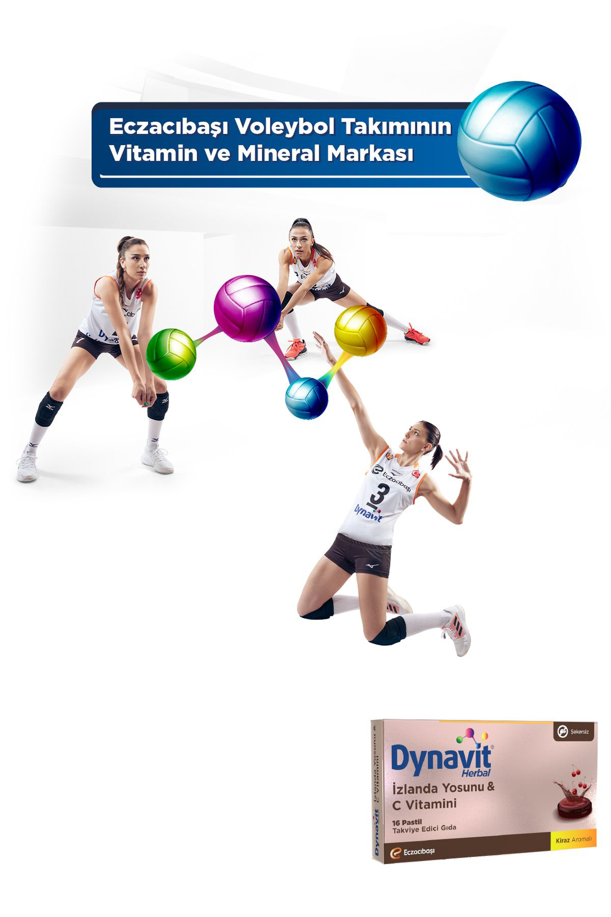 Dynavit Herbal İzlanda Yosunu & C Vitamini 16 Pastil - İzlanda Yosunu, C