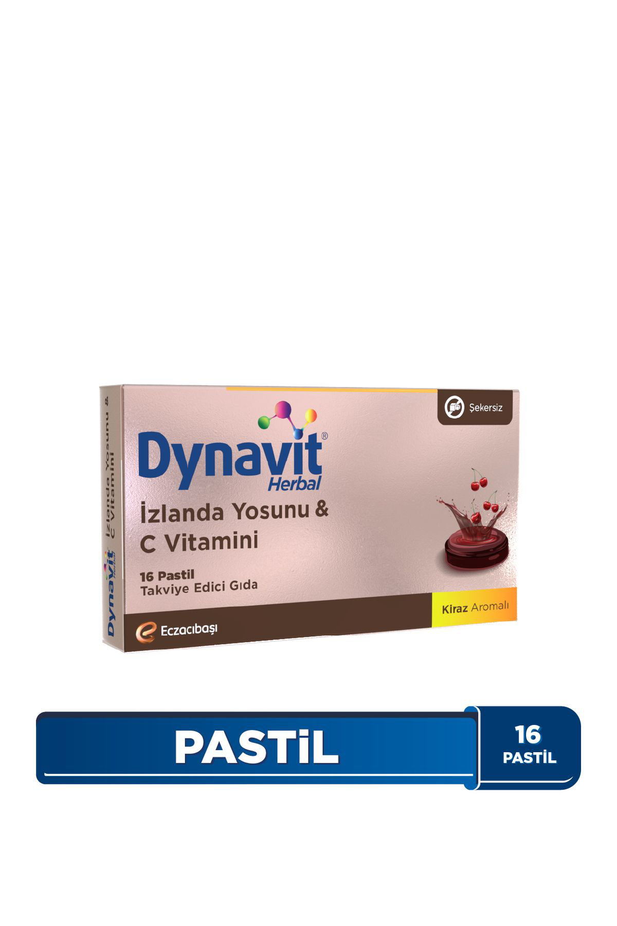 Dynavit Herbal İzlanda Yosunu & C Vitamini 16 Pastil - İzlanda Yosunu, C
