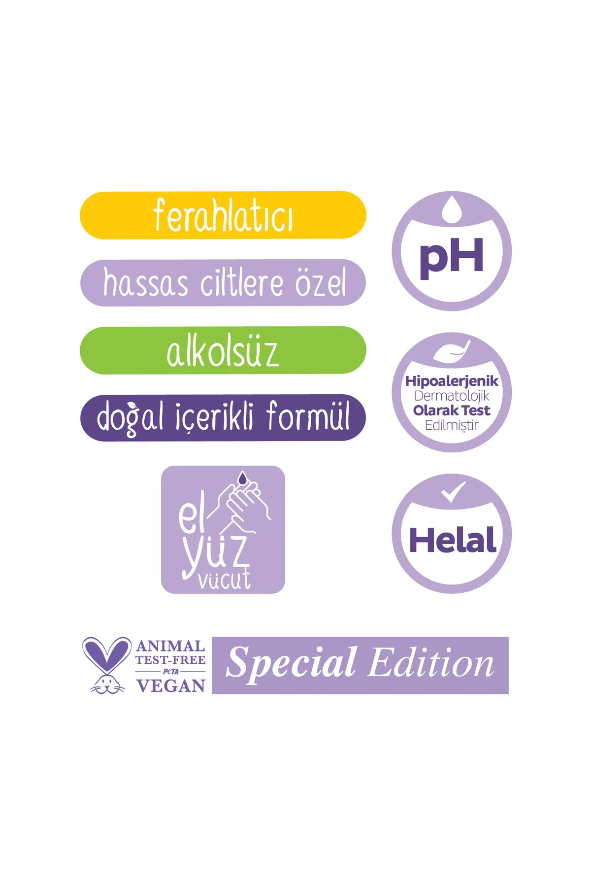 Herbal Kişisel Bakım Havlusu 3x100 (300 Yaprak) + Çanta Boy 3x25 (75 Yaprak) Fiyatı, Yorumları ve Özellikleri