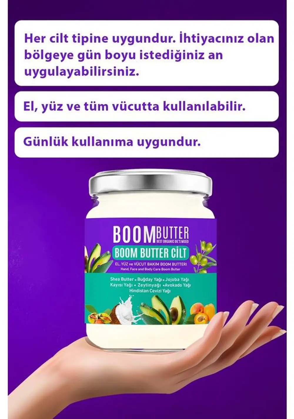 Herbal Science Boom Butter Cilt Bakım Yağı 190 ml 8682427001697 Herbal Science Boom Butter Cilt Bakım Yağı 190 ml 8682427001697
