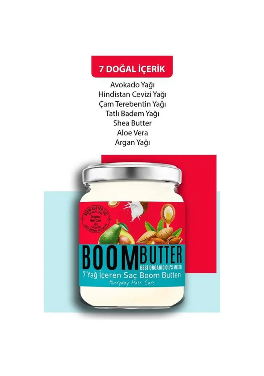 Herbal Science Boom Butter Saç Bakım Yağı 190 ml 8682427002137