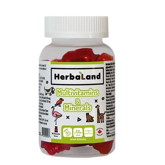 Herbaland Multivitamin Mineral's Jelibon 60 lık Herbaland Multivitamin Mineral's Jelibon 60 lık
