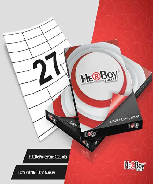 Herboy Laser Etiket 100 YP 70x32.125 Laser-Copy-Inkjet HB-1027