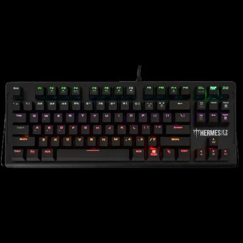 HERMES-E2, USB Kablolu, İngilizce, Mekanik Switch, 7 Renk, Gaming Klavye HERMES-E2, USB Kablolu, İngilizce, Mekanik Switch, 7 Renk, Gaming Klavye