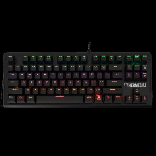 Gamdias Hermes-E2, Usb Kablolu, İngilizce,  Mekanik Switch, 7 Renk, Gamin