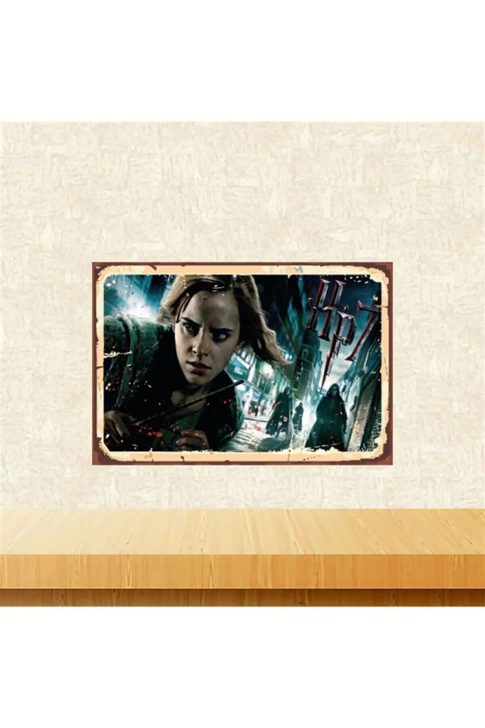 Hermione Granger Hp7 20-30 Cm Retro Ahşap Tablo Tkfx5596