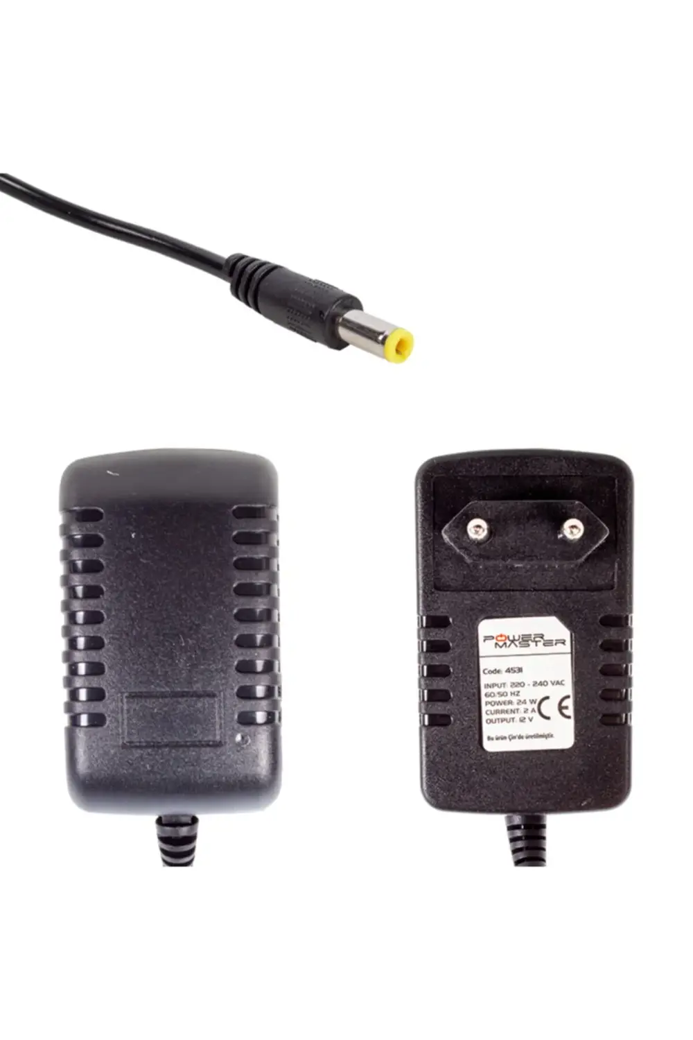 Hero Hl-2202 12 Volt - 2 Amper Plastik Kasa Priz Tipi Adaptör 5.5