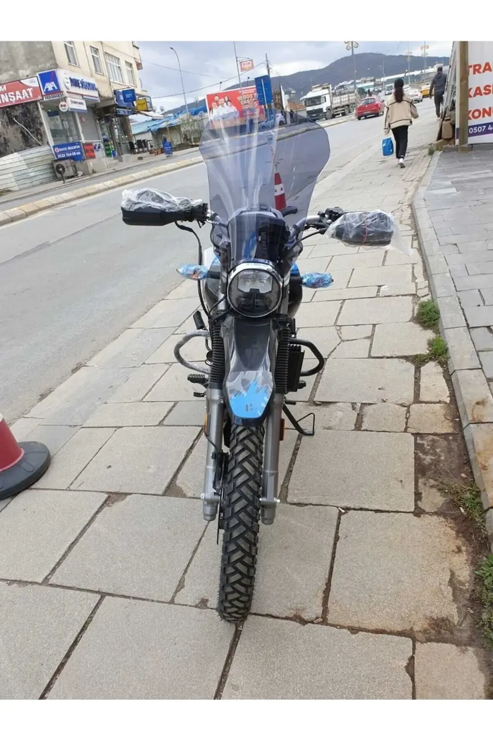 Hero X Pulse Ön Cam 2020-2025 Model 46cm Füme Renkli 4mm