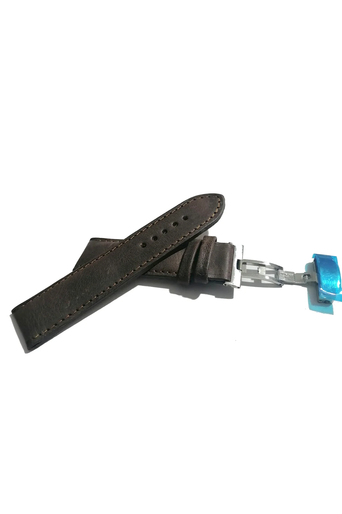 &Hertür Saate &Uygun Kelebek Toka 24 MM koyu kahverengı kordon (4