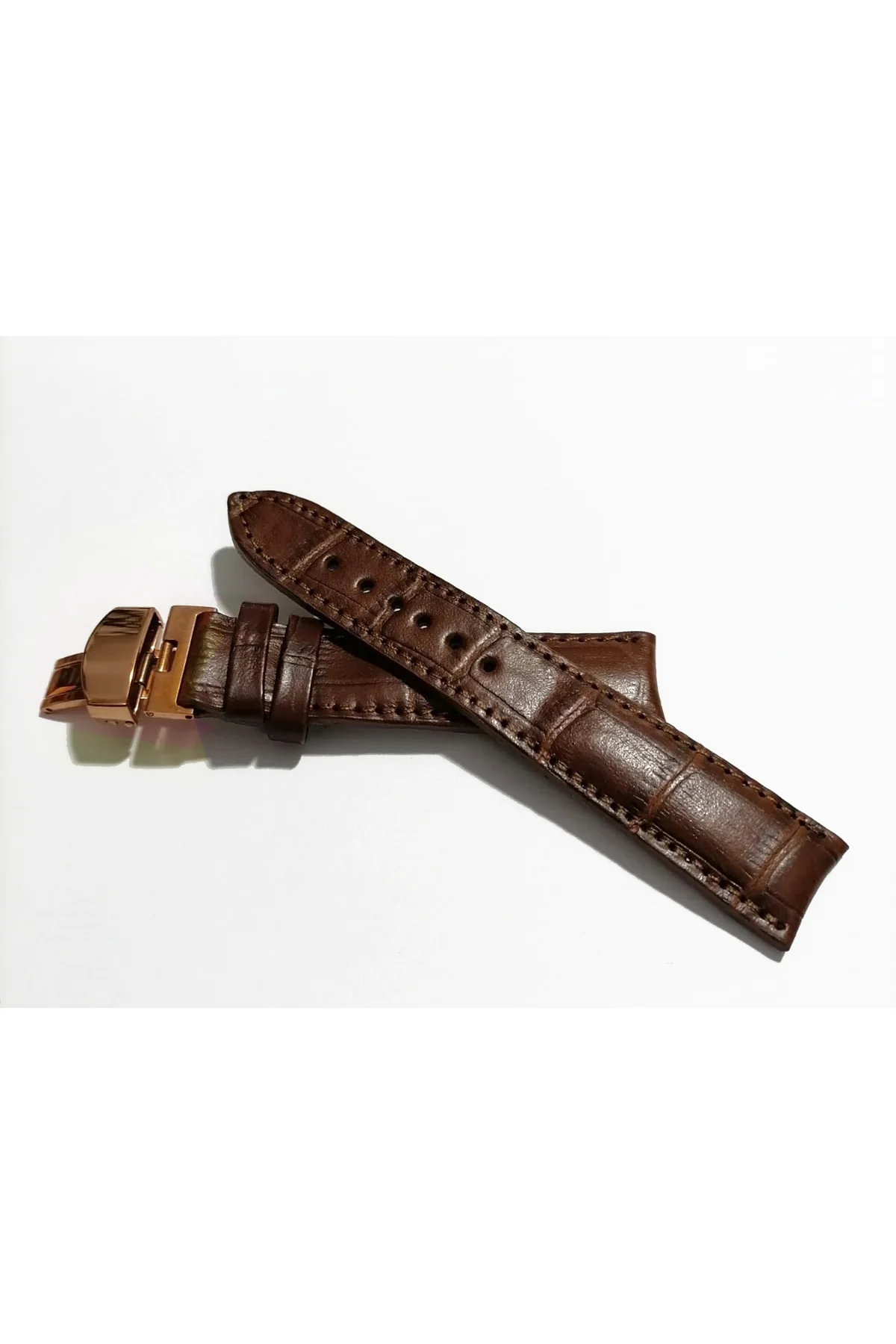 &Hertür Saate &Uygun  Kelebek  Toka 20 mm  kahve    Kordon(172)  