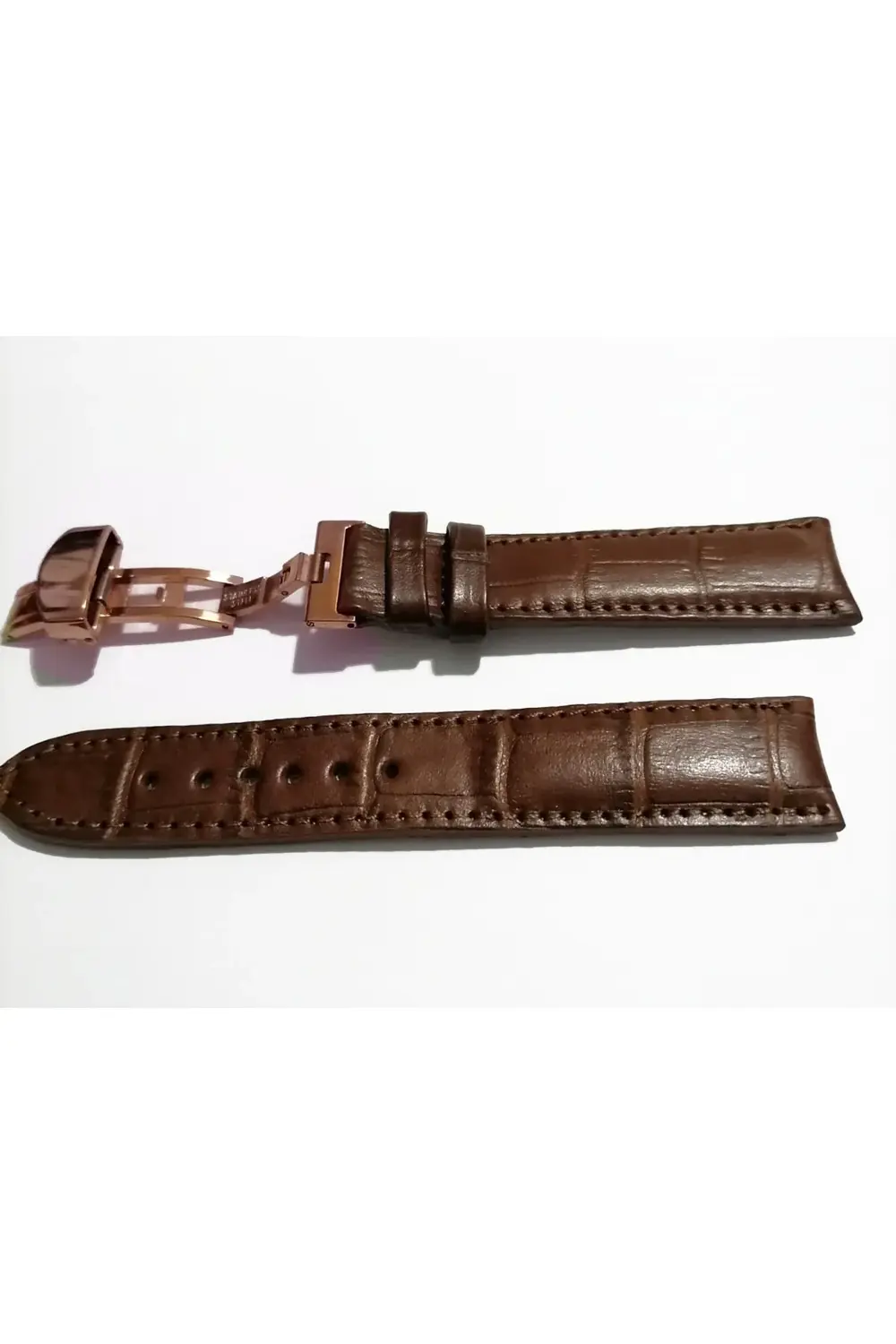 &Hertür Saate &Uygun  Kelebek  Toka 20 mm  kahve    Kordon(172)