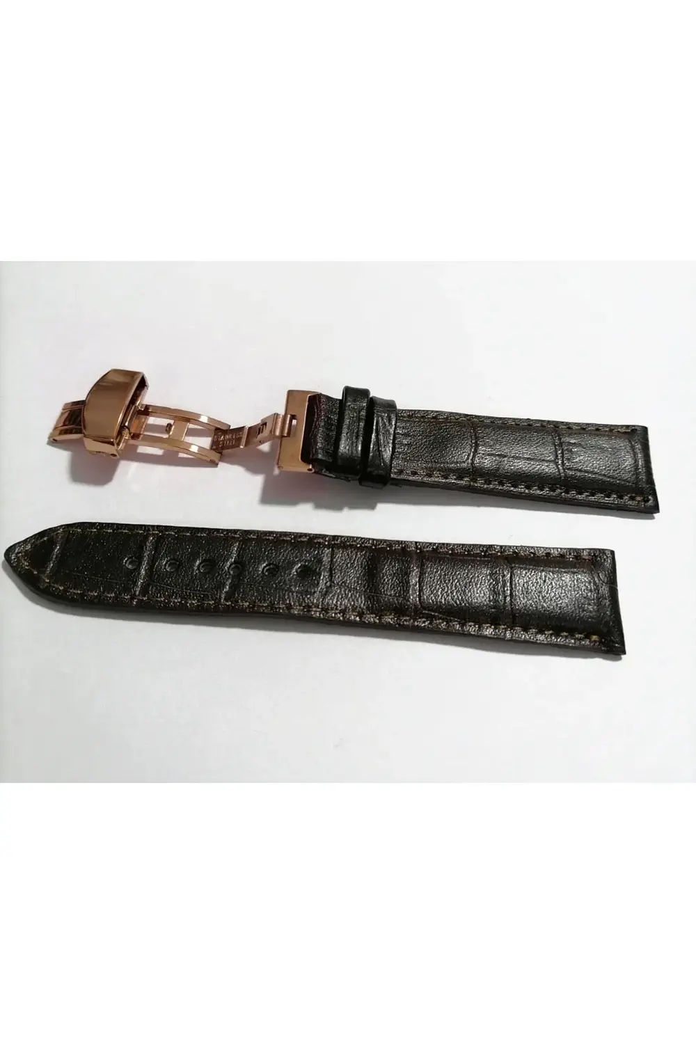 &Hertür Saate &Uygun  Kelebek  Toka 20 mm koyu kahve    Kordon(17