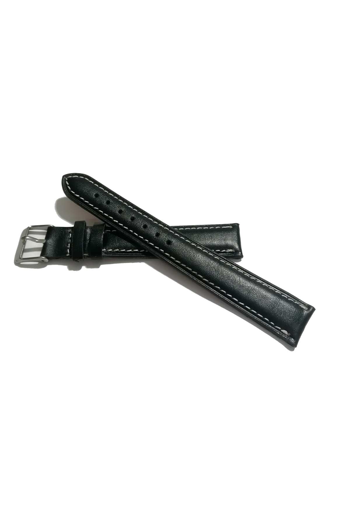 Fado Hertürlü &Saate Uygun Beyaz Dikişli Düz  Hakiki Dana Derisi  18 M