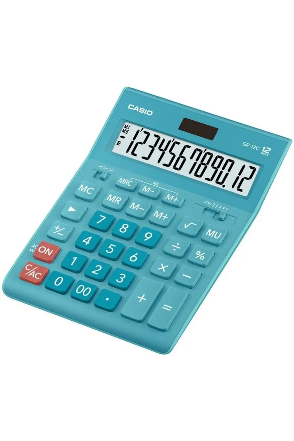 Hesap Makinesi Masa Üstü 12 Hane Mavi Gr-12c-lb