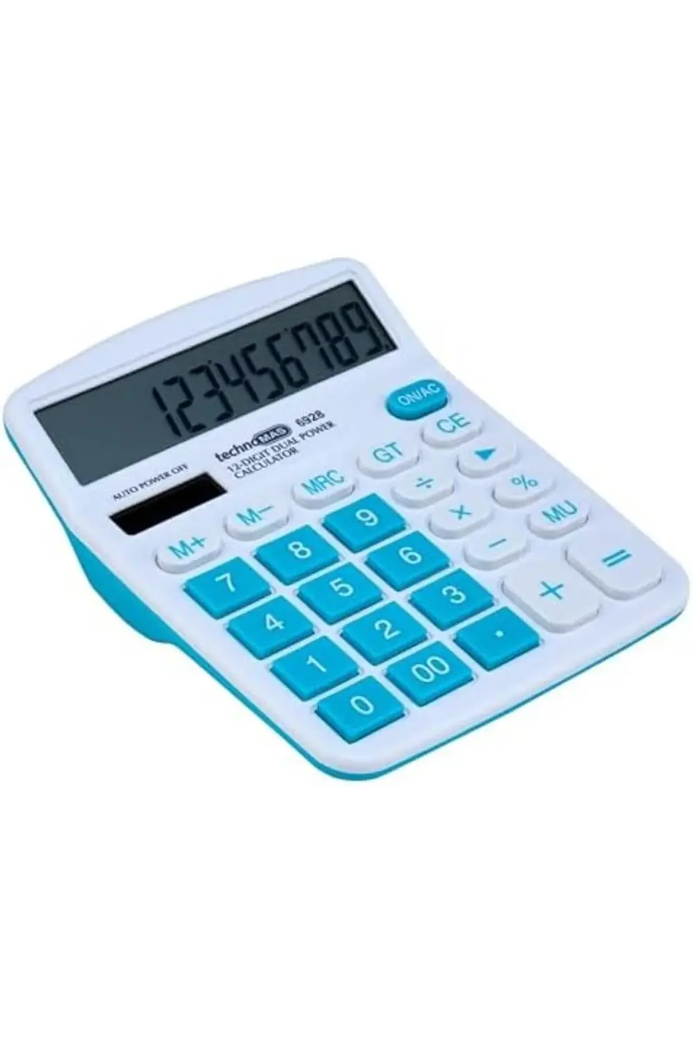 Hesap Makinesi Ofis Tipi, Renkli Seri, Mavi 395519