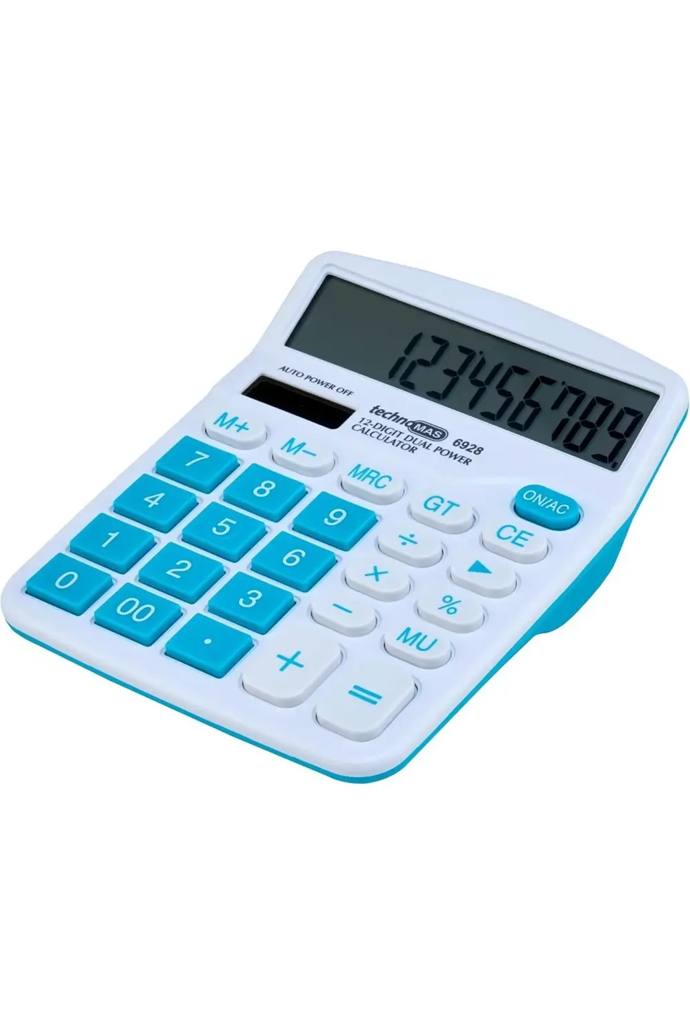 Hesap Makinesi Ofis Tipi, Renkli Seri, Mavi 395519