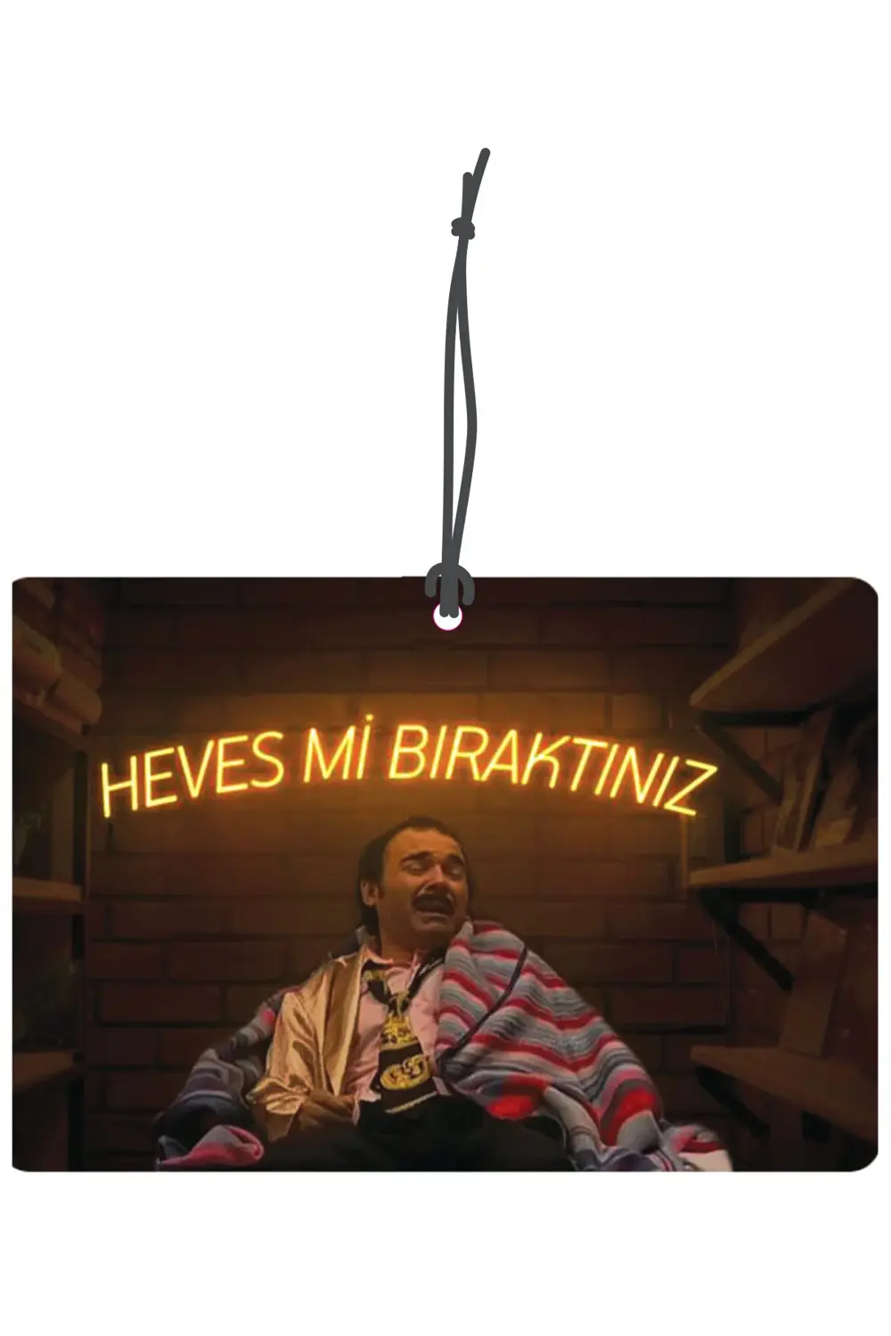 Hevesmi Bıraktınız Burhan Görselli Dekoratif Oto Kokusu ve Aksesu