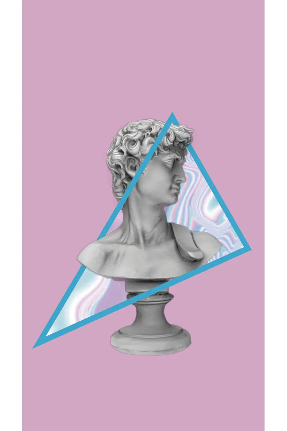 Heykel Tasarımlı Ahşap Poster