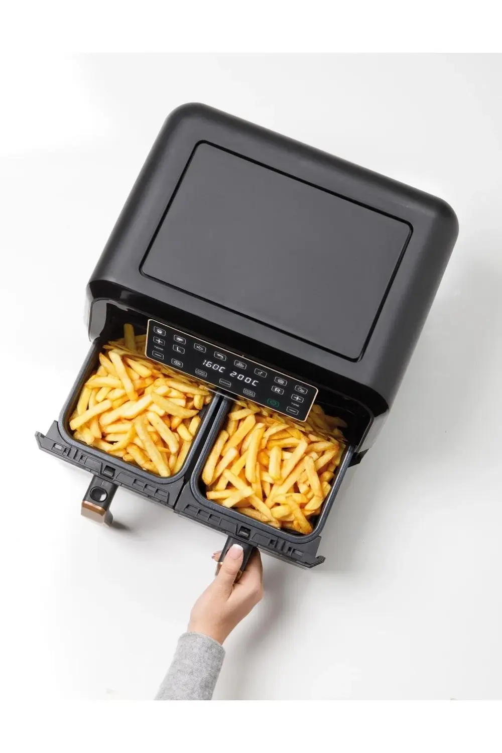 Kenwood Hfp70.000Bk Dualair Fryer Bk Copper Sicak Hava Fritozu