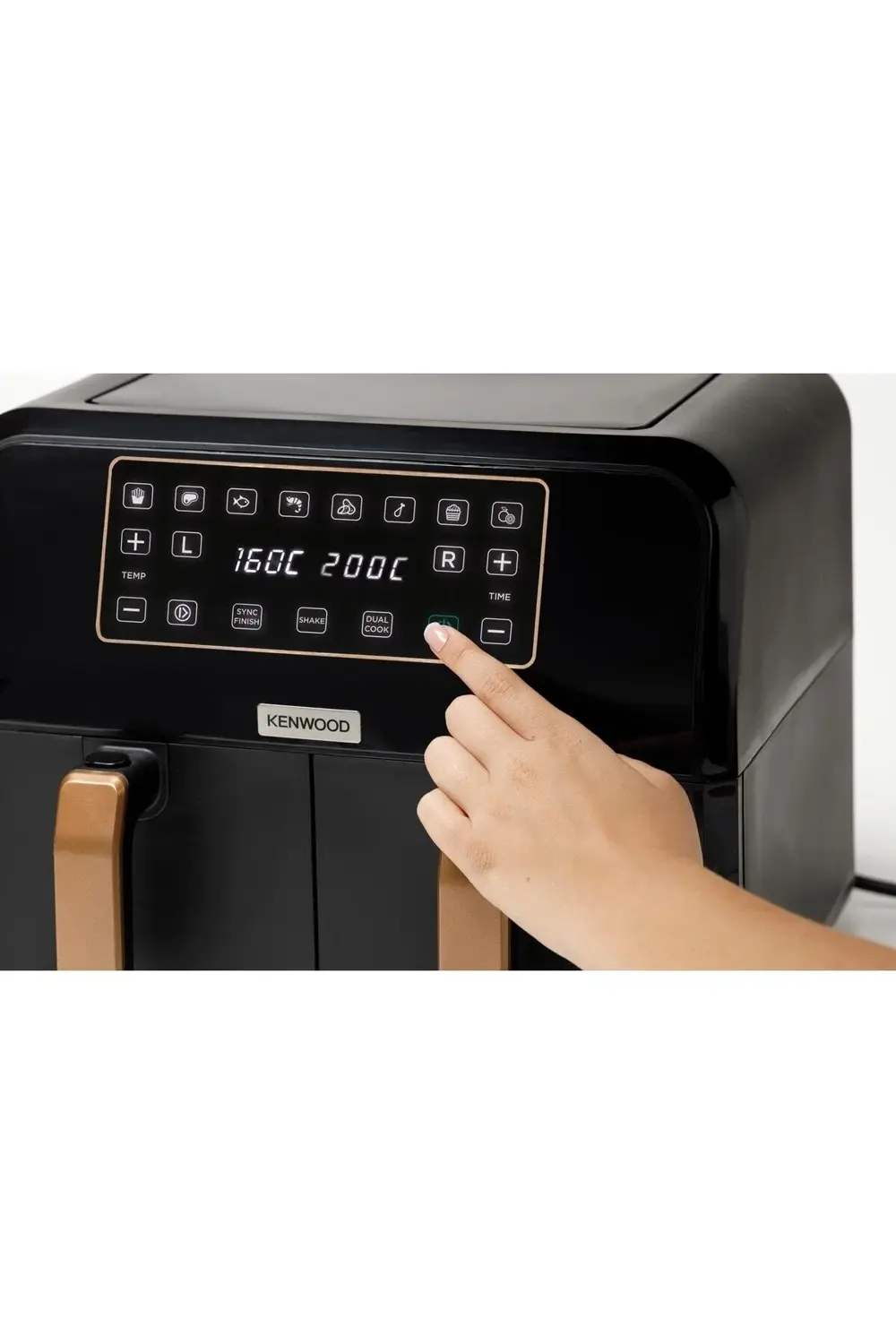 Kenwood Hfp70.000Bk Dualair Fryer Bk Copper Sicak Hava Fritozu