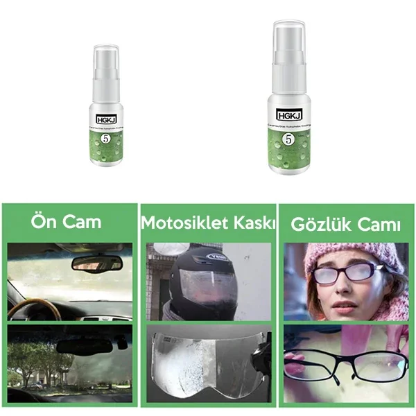 HGKJ 5 20ml Buğu Önleyici Buhar Engelleyici Araba Cam Temizleyici Anti Fog Agent-1852