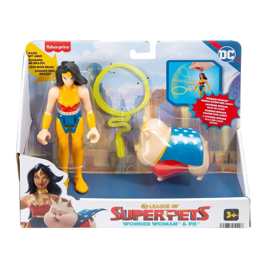 HGL01 Imaginext DC League of Super Pets -  Kahramanlar ve Hayvanl