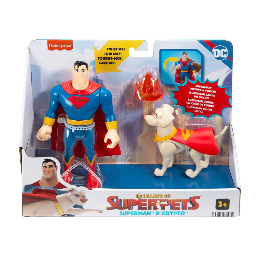 HGL01 Imaginext DC League of Super Pets -  Kahramanlar ve Hayvanl