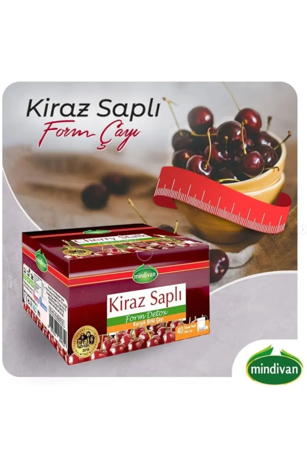 Hgüneyli Kiraz Saplı Form Çayı 40'lı Süzen Poşet (diet Destek Ürü