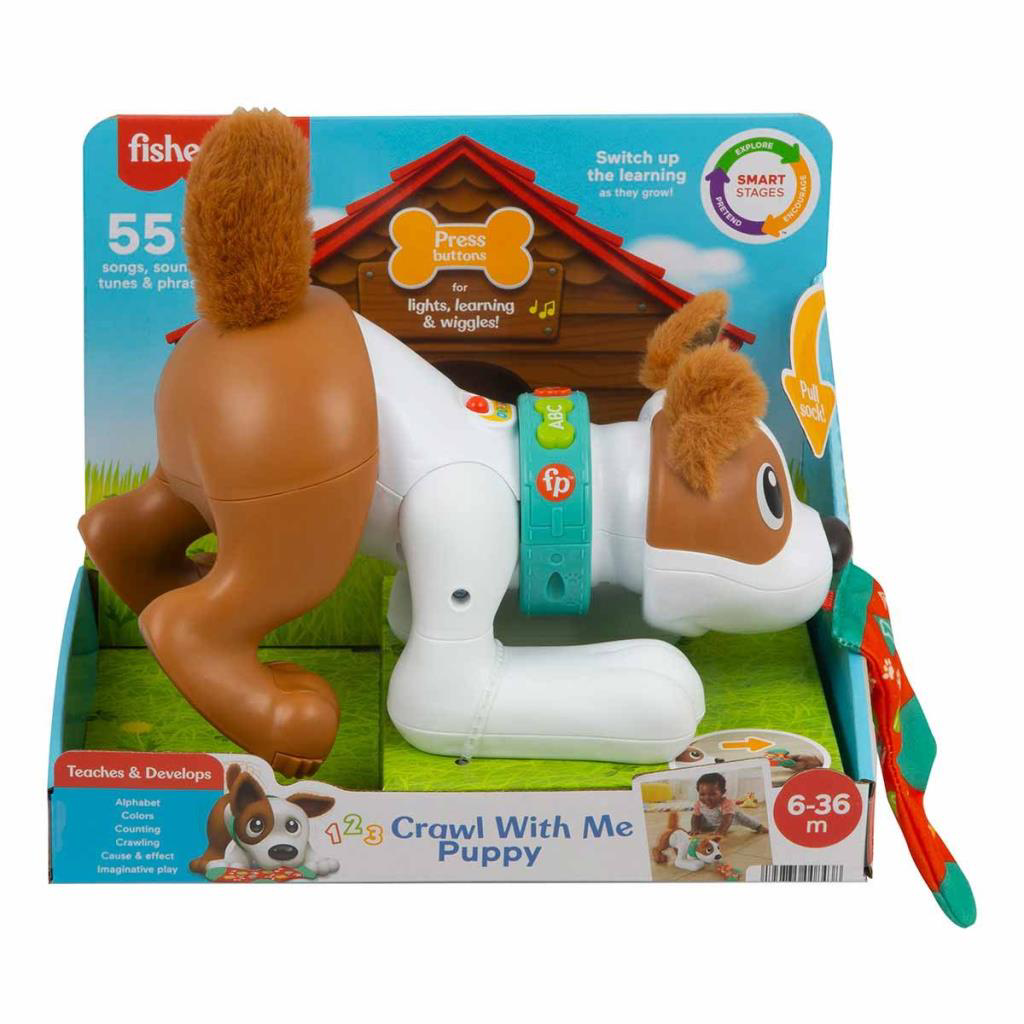 HHH13 Fisher Price, Emeklemeyi ve Saymayı Öğreten Köpekçik HHH13 Fisher Price, Emeklemeyi ve Saymayı Öğreten Köpekçik