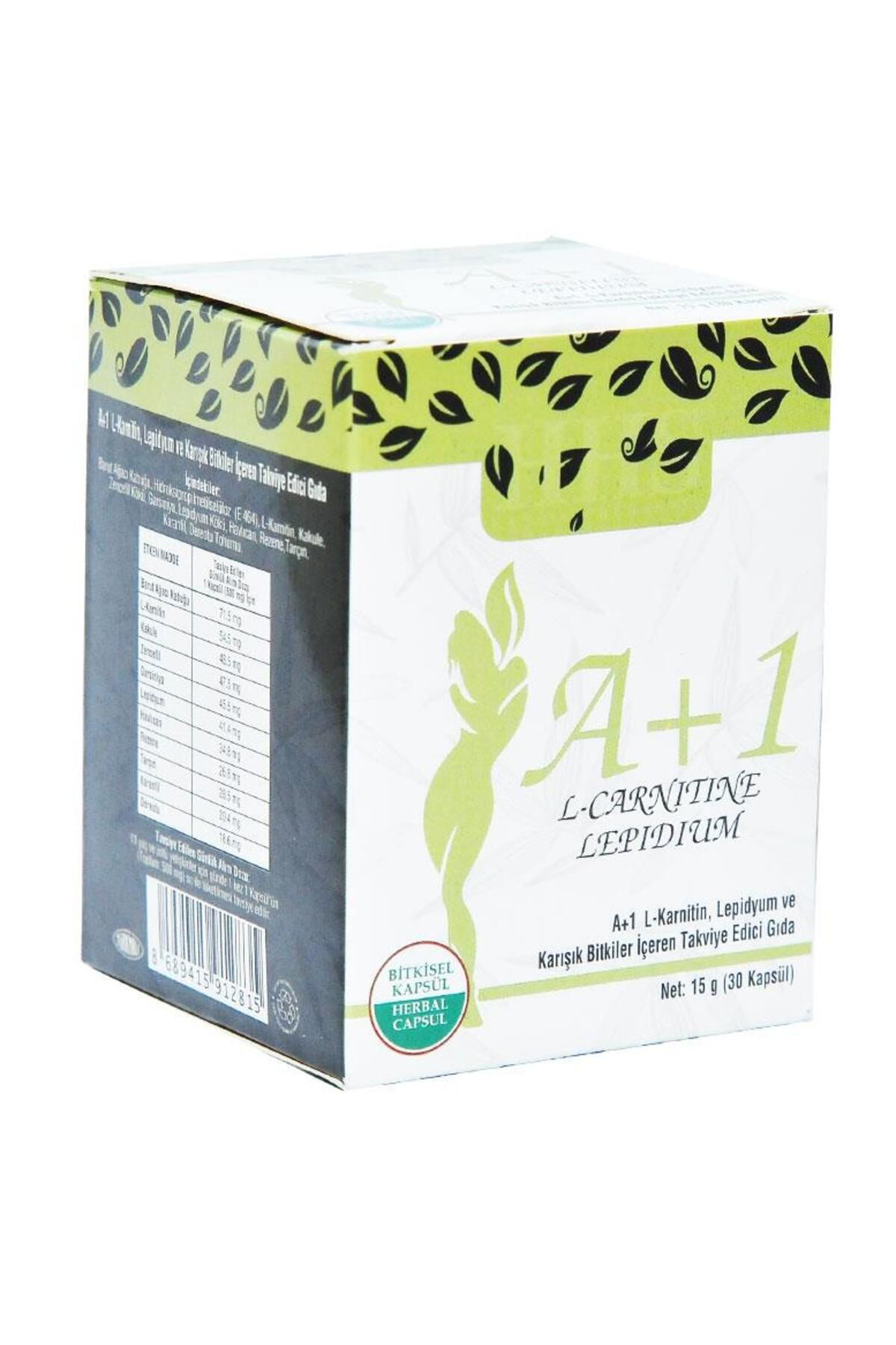 Hhs Doğal Bitkisel Ürünler Hhs A1 L-Carnitine 30 Kapsül