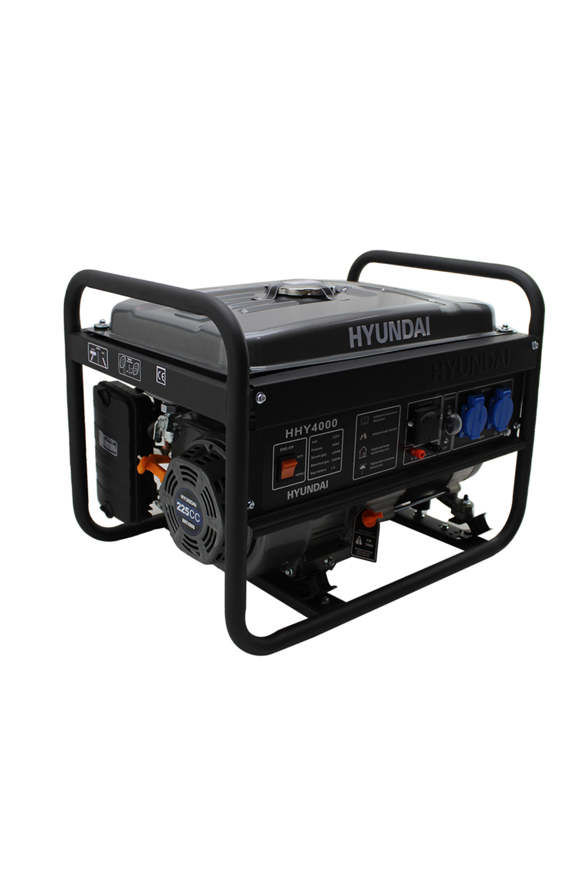 HHY4000 Benzinli Jeneratör 3.5 kW İpli