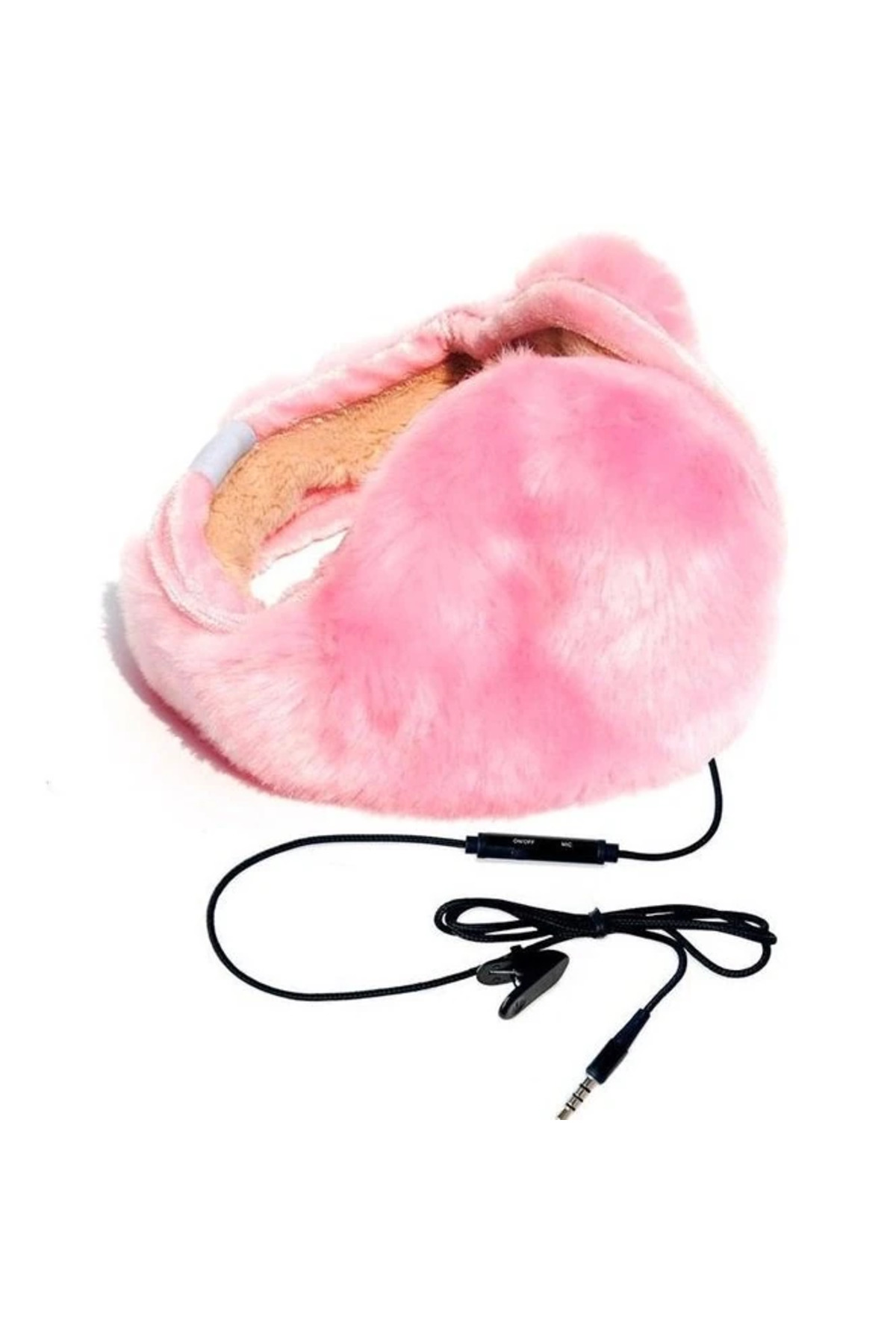 Hi-Fun Hi-Ear Kış Kulaklığı Long Air Pink