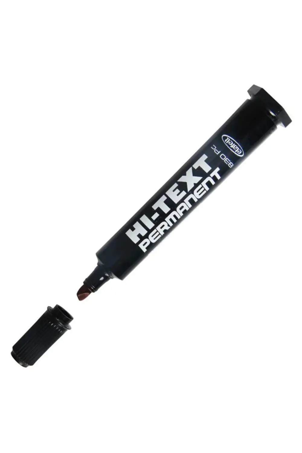 Hi-tex Kesik Uç Siyah Marker Kalem 830 Hi-tex Kesik Uç Siyah Marker Kalem 830